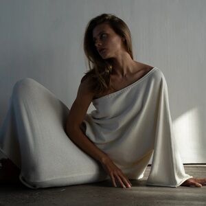 Avy & Co asymmetrical sweater. One size. Brand new.